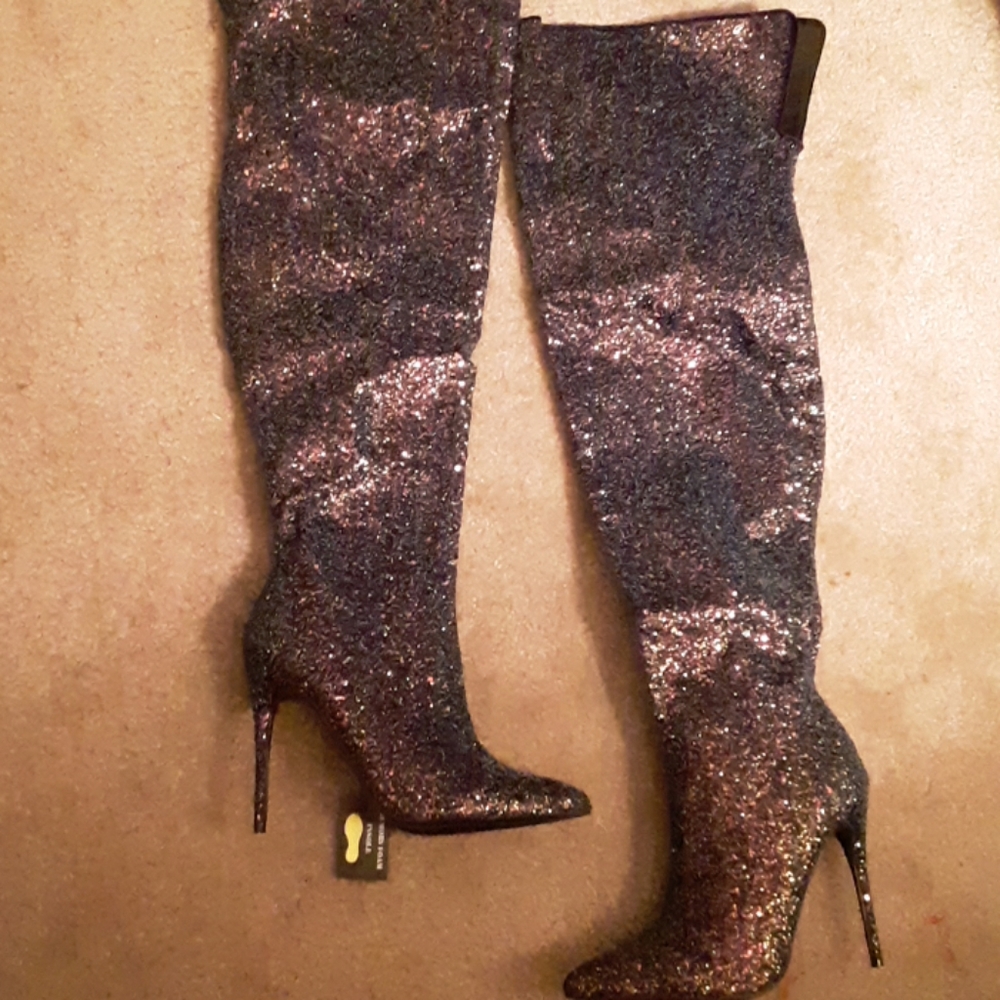 Glitter boots